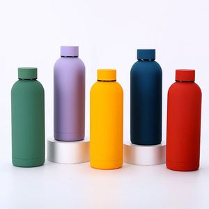304 Stainless Steel Mini Insulated Cup Large Capacity <b>Small</b> Mouth <b>Pot</b> Outdoor Portable Sports Water Bottle for Female Students - Product Image 1
