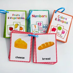 Vendita Diretta dalla Fabbrica di Giochi Educativi per Bambini, Carte Cognitive in Carta con Frutta e Verdura per l'Educazione della Prima Infanzia - Product Image 2