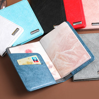 Portefeuille de voyage personnalisé avec logo, porte-passeport avec étiquette métallique, couverture pour passeport et cartes, portefeuille de passeport en tissu Tyvek de luxe