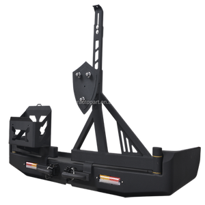 Nuevo Parachoques Trasero de Acero para Todoterreno, Accesorio para <span class=keywords><strong>Land</strong></span> <span class=keywords><strong>Cruiser</strong></span> 100 con Soporte para Bidón y Llanta para la Serie LC100 - Product Image 1