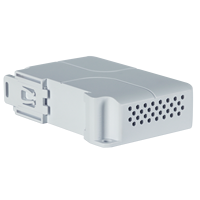 Hisource repeater Poe gigabit 1000Mbps model terbaru dengan VLAN, mendukung dudukan Din-Rail dan dudukan Dinding