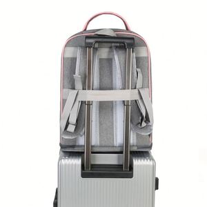 Fashion Waterproof Oxford Material Pet Carrier <b>Backpack</b> with Zipper Closure for Dogs & <b>Cats</b>-Portable All-Season Outdoor Travel - Product Image 4