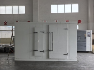 Chambre climatique à température et humidité contrôlées, salle de test de laboratoire, installation de simulation environnementale - Product Image 1