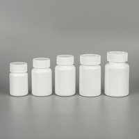 Capsule conteneur bouteille vide en plastique pour supplément de pilule vitamine emballage de Capsule