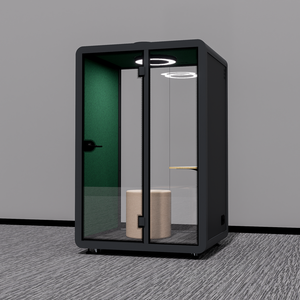 Cabina Insonorizada para Tareas Cortas, Cabina de Trabajo Insonorizada de 15 Minutos, Sala de Reuniones Insonorizada con Sesiones Temporizadas - Product Image 4