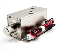 Verrou de contrôle électrique miniature 12 V CC en gros, ensemble de loquet à languette, verrou à solénoïde sans clé pour tiroir de classeur et porte