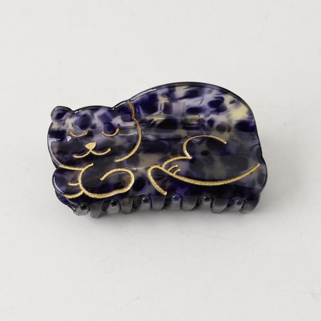 2 chats violets-94cm-223g