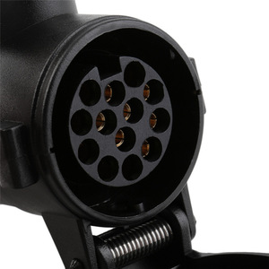 European Style Trailer <b>Plug</b> 7 Pin To 13 Pin <b>Adapter</b> Ea1732 With Locking Cover For Towing Connection - Product Image 3
