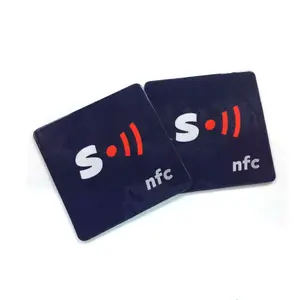 Étiquette d'autocollants de téléphone intelligent NFC mobile coloré avec logo personnalisé