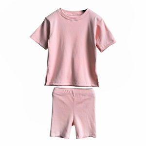 Venta caliente Conjuntos de <span class=keywords><strong>ropa</strong></span> para niños individualistas dinámicos Estilo corto de moda brillante-Conjunto de fibra de bambú de moda para bebés - Product Image 3