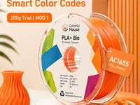 Filamento para Impresora 3D Colorful House PLA+ Bio 1.75mm 200g, Alta Precisión, Codificado por Colores, para Bambu Lab Creality Trial Pack