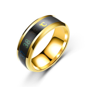 温度検知リングJoias a prova dagua para homens com anel sensor de temperatura inteligente - Product Image 6