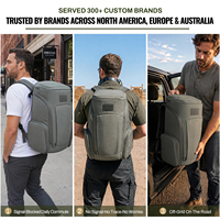 Sac à dos tactique GAF 500D en nylon 26L avec protection de la vie privée, sac Faraday CCW, pochette pour ordinateur portable RFID, pochette pour téléphone, ensemble avec fermeture éclair