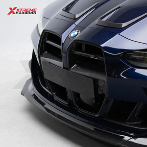 <span class=keywords><strong>Grille</strong></span> de <span class=keywords><strong>radiateur</strong></span> en fibre de carbone sèche noire brillante XTREME pour BMW G80 G81 G82 G83 M3 M4, calandre avant de type V, calandre de voiture - Product Image 3