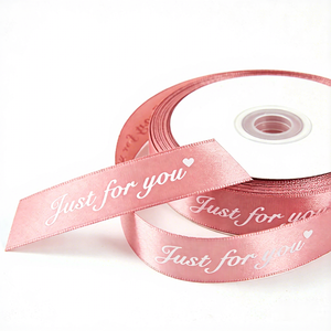 Nastro in Raso di Alta Qualità 25 mm con Logo Personalizzato Stampato per Regali e Decorazioni Fai-da-Te per Feste - Product Image 6