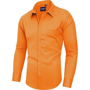 Camisa de vestir formal de manga larga con cuello chino para hombre, <span class=keywords><strong>marca</strong></span> Lase, talla grande, estilo tradicional chino - Product Image 1