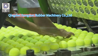Machine automatique de fabrication de balles de tennis pour balles de tennis Machine de vulcanisation du caoutchouc Presse hydraulique en caoutchouc pour balles de tennis