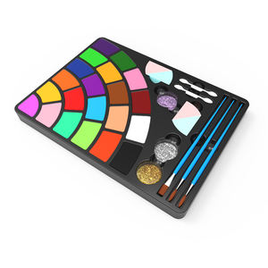 Kit de <span class=keywords><strong>pintura</strong></span> corporal a base de agua para niños, 21 colores, maquillaje profesional para <span class=keywords><strong>halloween</strong></span>, novedad - Product Image 5