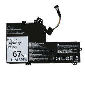 Batterie d'ordinateur portable de remplacement L18L3PF6 L18M3PF9 67Wh pour IdeaPad S540-15IWL, batterie d'ordinateur portable au lithium-ion rechargeable - Product Image 1