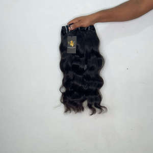 Cabello Vietnamita Natural Ondulado sin Procesar, Extensiones de Cabello Humano Liso al por Mayor, Paquetes de Cabello Humano Rizado Ondulado con Cutícula Alineada - Product Image 1