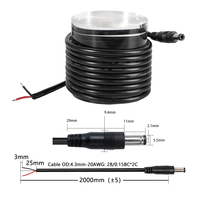 Connecteur mâle DC5521 avec fils dénudés 20AWG pour contrôleur de sécurité d'accès, terminal tout-en-un de contrôle d'accès