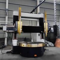 Torno vertical para moldes de palas de turbina eólica, rodillos de turbina hidráulica, equipos de energía de alta resistencia, torneado de gran diámetro Kingston