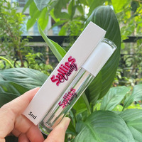 Vente chaude 5ml Bouteille Vide de Baume à Lèvres Multicolore Applicateur de Brosse Transparent Tube de Brillant à Lèvres Cosmétique