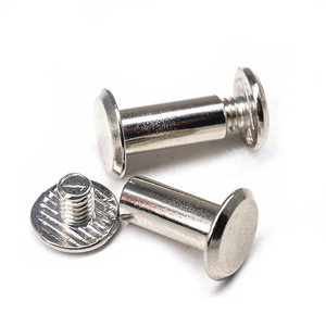 Remache de Acero Inoxidable OEM con Cabeza Redonda - <span class=keywords><strong>Remaches</strong></span> Metálicos Semitubulares de Cabeza Cónica para Encuadernación y Cinturones - Product Image 5