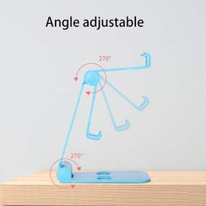 Support de téléphone pliable en plastique pour bureau, vente en gros d'usine à bon prix - Product Image 4