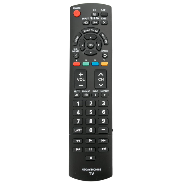 N2QAYB000485 Replacement Remote Control Used for Panasonic 32" to 85" LED LCD Plasma TVs