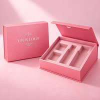 Boîte d'emballage rigide personnalisée pour cosmétiques |   Boîte cadeau magnétique de luxe pour produits de beauté avec impression de logo et gaufrage