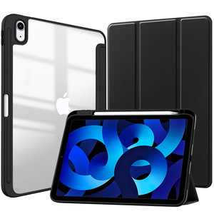 <span class=keywords><strong>Funda</strong></span> Transparente de Acrílico con Ranura para Lápiz para <span class=keywords><strong>iPad</strong></span> 11/2025 <span class=keywords><strong>iPad</strong></span> 10/2022, <span class=keywords><strong>Funda</strong></span> Protectora Inteligente de Cuero PU a Prueba de Golpes para Tablet - Product Image 1