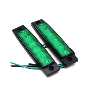 Feu arrière de signalisation latérale LED externe 24V 6LED pour bus, camion, remorque - Product Image 5