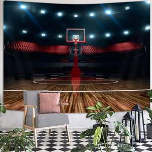 Tapisseries de terrain de basket-ball professionnel pour salles d'adolescents Sports Arena Stadium Game Championship Inspiration - Product Image 4