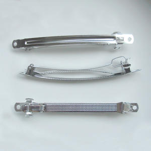 7mm * 10.0cm डबल बंद कर दिया धातु फ्रेंच Barrettes सादे तस्वीर क्लिप हस्तनिर्मित बुटीक के लिए Hairgrips बाल सामान - Product Image 4