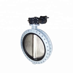 DN900 Válvula de Mariposa de Doble Brida de 36 Pulgadas, Manual, Cuerpo de Hierro Dúctil, Disco Niquelado, Eje de Acero Inoxidable 410 para Agua PN10 - Product Image 2