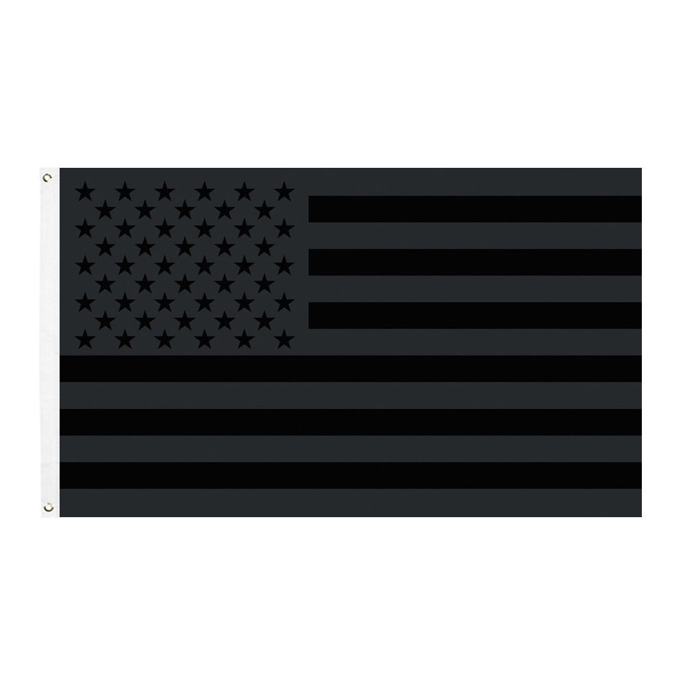 Ensign State Flag With Sister Clips 1800X900Mm American Flag Black