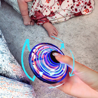 Ovni volant inductif écologique pour enfants, boomerang gyroscopique lumineux en plastique personnalisé, jouet tournant anti-stress pour les 8-13 ans