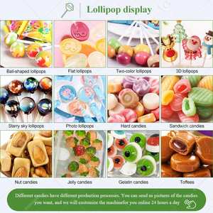 Automatic New Colorful Hand Swirl <b>Mini</b> Lollipop Production Line Machine with High Productivity and Large Capacity for Children - Product Image 4