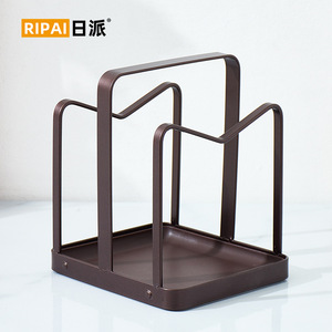 Support de rangement multifonctionnel pour couvercles de casseroles et planches à découper Ripai avec plateau - Product Image 3