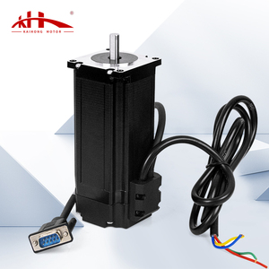 Motor Paso a Paso Híbrido de Alto Torque 57*57*112mm con Soporte CNC Nema 23 24VDC, Freno, <span class=keywords><strong>Encoder</strong></span>, 625oz HBS57 de Bucle Cerrado y Controlador de 112mm - Product Image 1