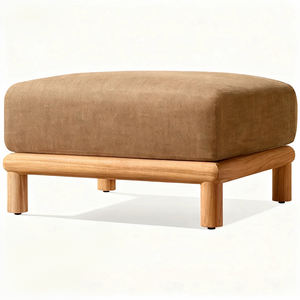 2025 Gartenmöbel Set Esstisch Sonnenbaden Villa Balin esisches Sofa Naturholz Naturholz Outdoor Teak Sofa Set - Product Image 4