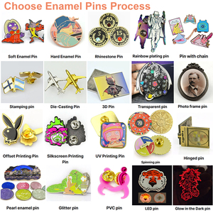 Vente en gros de pins en émail souple et dur, badges métalliques sans minimum de commande, fabricant de pins de revers anime, pins en émail métallique personnalisés de dessins animés sur mesure - Product Image 3