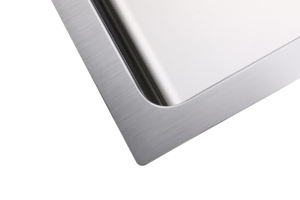 Évier de cuisine fait à la main en acier inoxydable satiné de qualité commerciale de calibre 16 de 31 pouces sous plan rectangulaire 10mm - Product Image 4