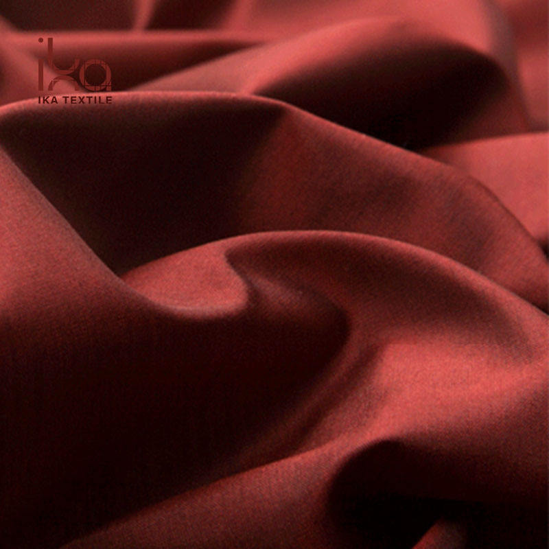 Burgundy 100% Silk Fabric for Tie