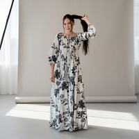 Robe Tendance Personnalisée en Dentelle Unie pour Femme – Vêtements Élégants Formels Longueur Ras du Sol Coupe Classique Boutonnée pour l'Été – Vente en Gros