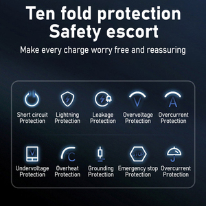 Level 1 EV <b>Charger</b> 3.5KW 7KW 32A Adjustable Ev Charging Station Plug and Charge 2.4 inch LCD Screen 110V-250V Waterproof IP65 - Product Image 4