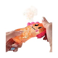 Giocattolo antistress a forma di salamandra in cartone animato, morbido e rimbalzante, con paillettes e zucchero maltato, ad alta creatività