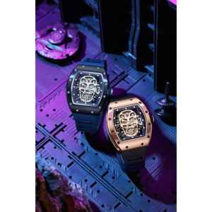 Reloj de pulsera deportivo para Hombre de nuevo diseño 2025, reloj cronógrafo de acero inoxidable con correa de silicona, Relojes para Hombre - Product Image 6