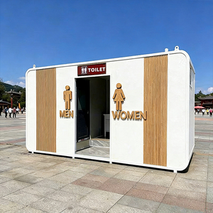Inodoro Móvil Moderno de Acero Ecológico con Descarga Ciclónica, Drenaje con Sifón en P, Diseño de Dos Piezas, Ligero, de Suelo, para <span class=keywords><strong>Turismo</strong></span> - Product Image 5